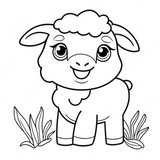 Cute Lamb Of God Coloring Page 69734-57452