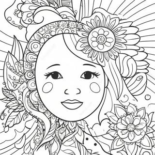 Positive Vibes Manifestation Coloring Page 69744-57473