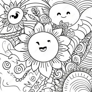 Positive Vibes Manifestation Coloring Page 69744-57475