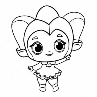 Vampirina In Spooky Costume Coloring Page 6975-5671