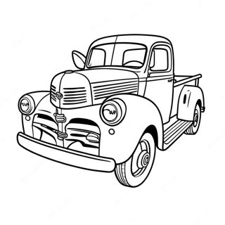 Classic Dodge Truck Coloring Page 69764-57467