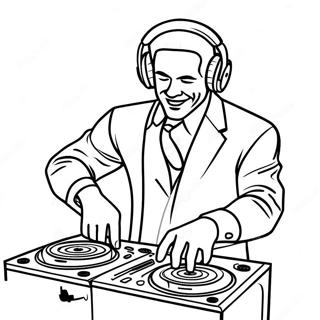 How Tall Is Dj Music Man Coloring Page 69773-57482