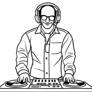 How Tall Is Dj Music Man Coloring Page 69773-57483