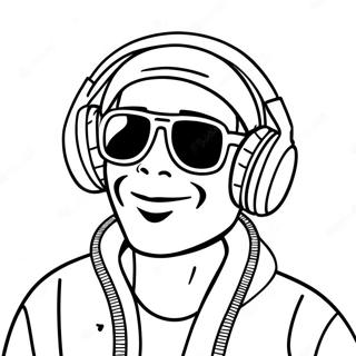 How Tall Is Dj Music Man Coloring Page 69773-57484