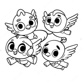 Top Wing Coloring Pages