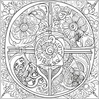 Pages Of Kells Coloring Page 69793-57488