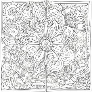 Intricate Pages Of Kells Coloring Page 69794-57501