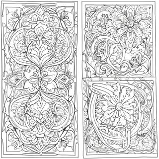 Intricate Pages Of Kells Coloring Page 69794-57502