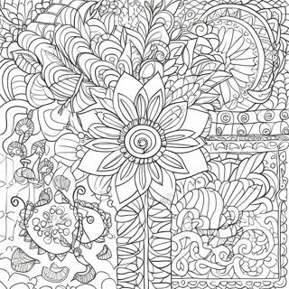 Scandinavian Folk Art Coloring Pages