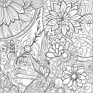 Traditional Scandinavian Patterns Coloring Page 69814-57498