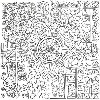 Traditional Scandinavian Patterns Coloring Page 69814-57499