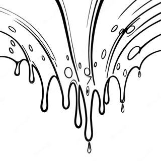 Drip Effect Coloring Page 69833-57544