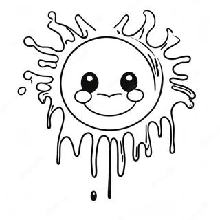 Drip Effect Coloring Page 69833-57755