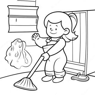 Fun Chores Coloring Page 69854-57548