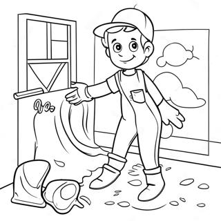 Fun Chores Coloring Page 69854-57770