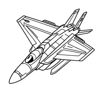 F14 Tomcat In Flight Coloring Page 69864-57552