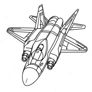 F14 Tomcat In Flight Coloring Page 69864-57774