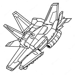 F14 Tomcat In Flight Coloring Page 69864-57775