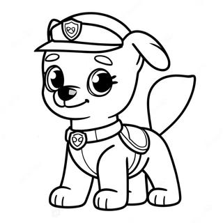 Adventurous Skye Paw Patrol Coloring Page 69874-57559