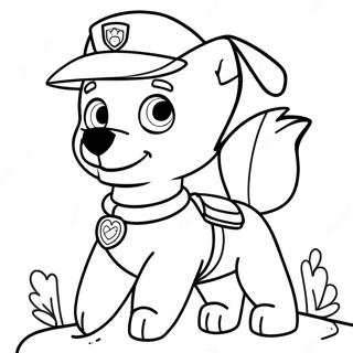 Adventurous Skye Paw Patrol Coloring Page 69874-57560