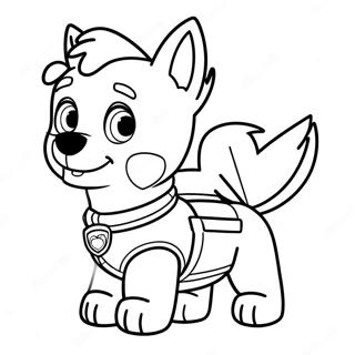 Adventurous Skye Paw Patrol Coloring Page 69874-57786