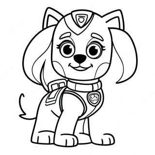 Adventurous Skye Paw Patrol Coloring Page 69874-57788