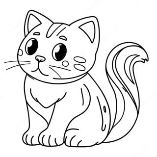 Playful Bengal Cat Coloring Page 69894-57578