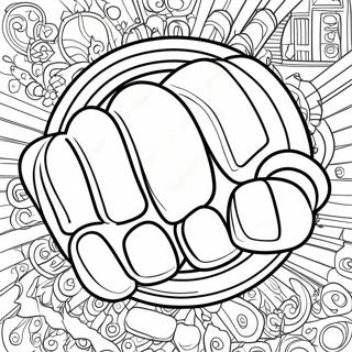 Metal Knuckles Coloring Page 69903-57584