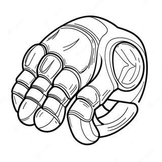 Fierce Metal Knuckles Coloring Page 69904-57585