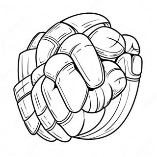 Fierce Metal Knuckles Coloring Page 69904-57586