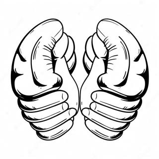 Fierce Metal Knuckles Coloring Page 69904-57810