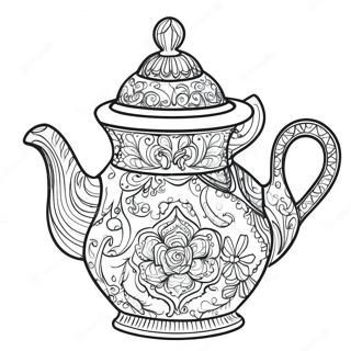 Teapot Coloring Page 69913-57591