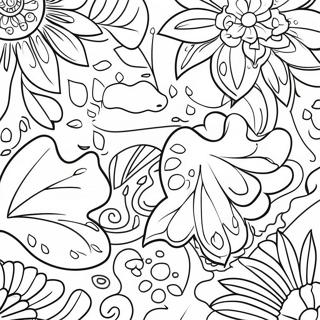 Hawaiian Decorations Coloring Page 69923-57604