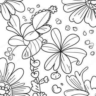 Hawaiian Decorations Coloring Page 69923-57828