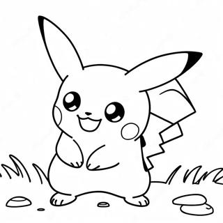 Pikachu In Action Coloring Page 69934-57629