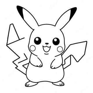 Pikachu In Action Coloring Page 69934-57835