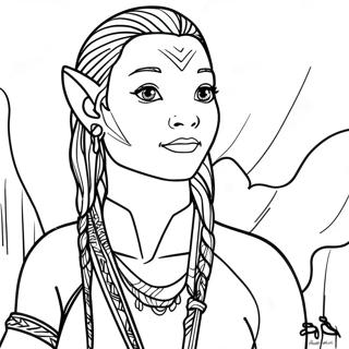 Avatar Movie Coloring Page 69943-57623