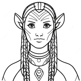 Avatar Movie Coloring Page 69943-57837