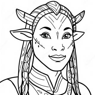 Avatar Movie Coloring Page 69943-57838