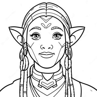 Avatar Movie Coloring Page 69943-57839