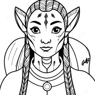 Avatar Movie Coloring Page 69943-57840