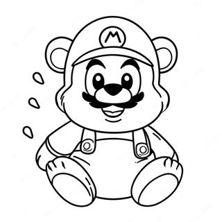 Tanooki Mario Coloring Page 69963-57856