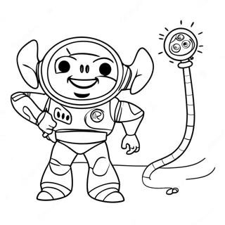 Toy Story Alien Coloring Page 69993-57656