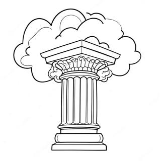 Pillar Of Cloud And Fire Coloring Page 70003-57660