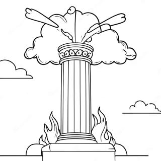 Pillar Of Cloud And Fire Coloring Page 70003-57885