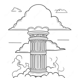 Pillar Of Cloud And Fire Coloring Page 70003-57886