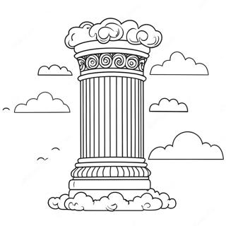 Pillar Of Cloud And Fire Coloring Page 70003-57887