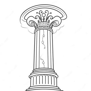 Majestic Pillar Of Cloud Coloring Page 70004-57684