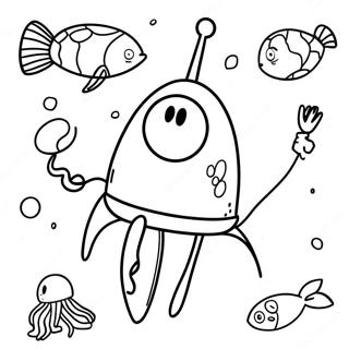 Plankton Coloring Pages