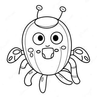 Cute Plankton Characters Coloring Page 70014-57899